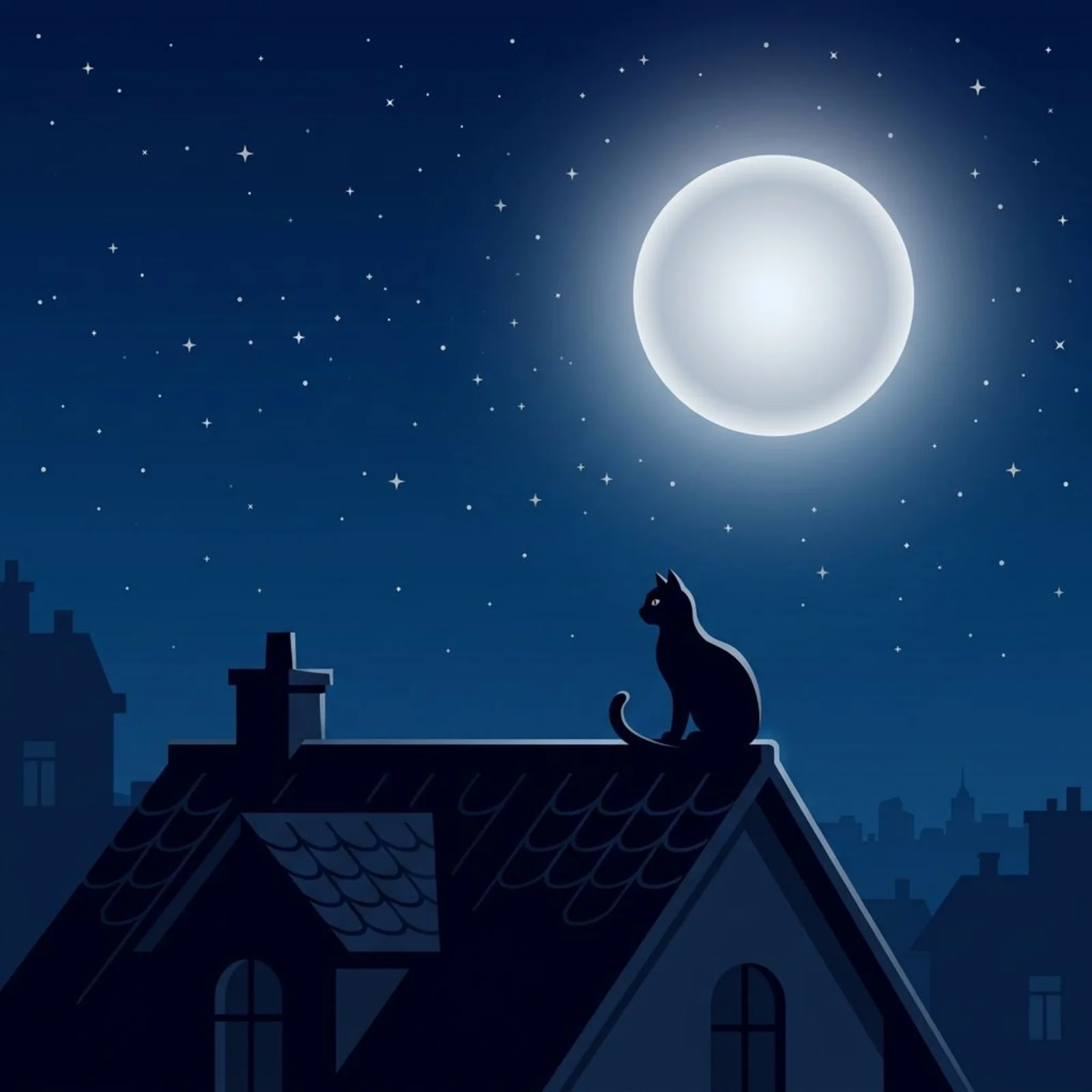 Moonlight Cat