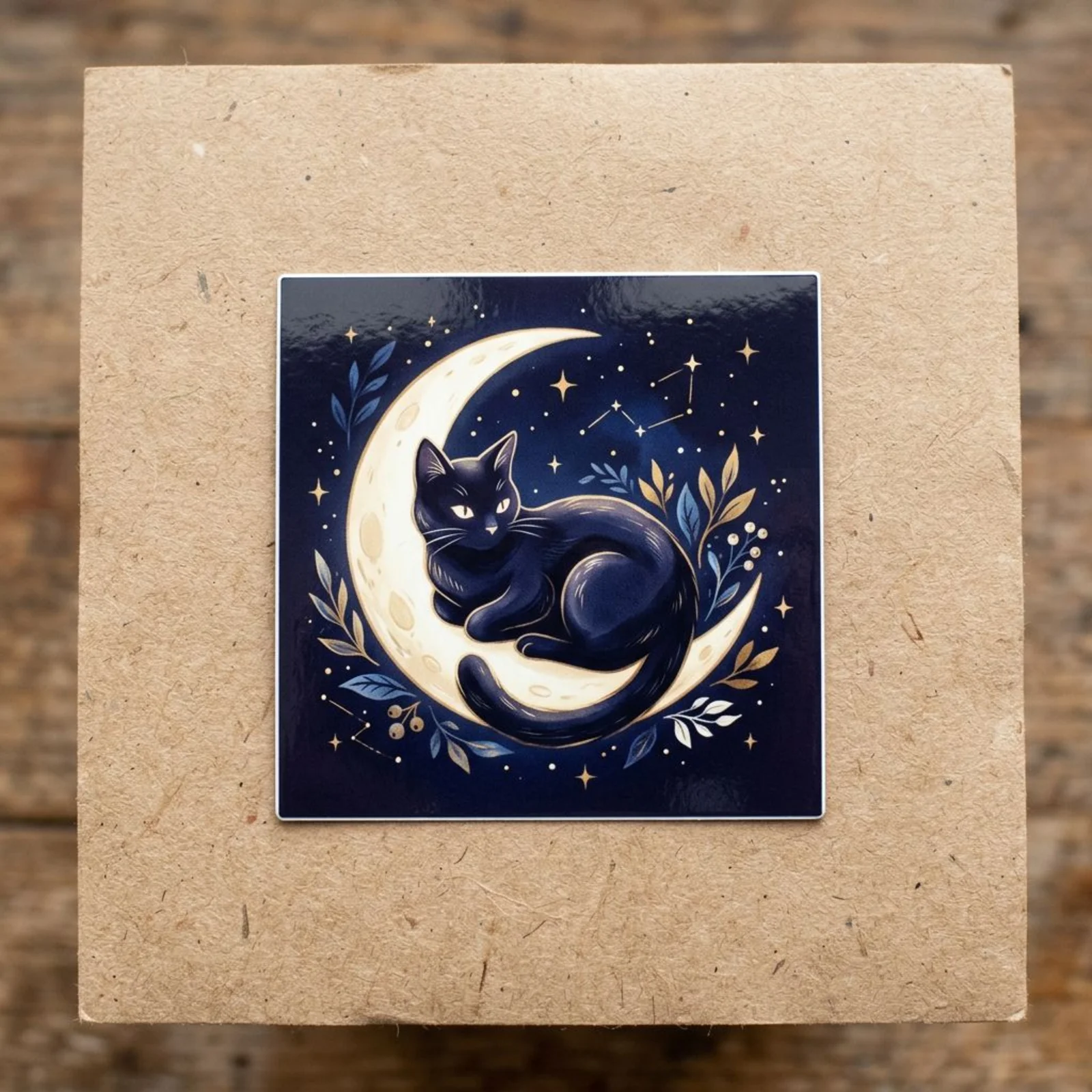 Moonlight Cat Sticker